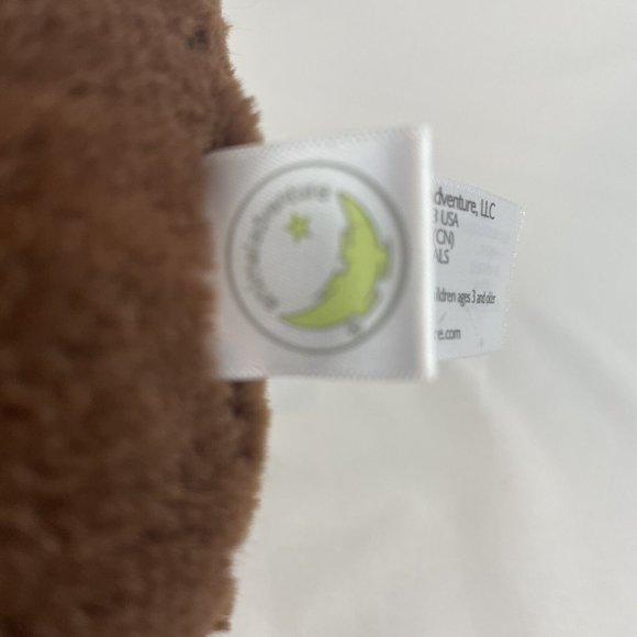 Animal Adventure Bunny Rabbit 10" Plush Easter Egg Pocket Brown Stuffed Toy - Picture 6 of 9